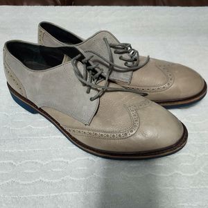 Cole Haan grey wingtips sz 10 EUC
